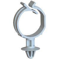 Essentra Components SCCB-5-19 ຕິດຕັ້ງສາຍແລະອຸປະກອນເສີມ ຄລິບຍືດສາຍ Standoff Cable Clip,Nat,12MM Spacer