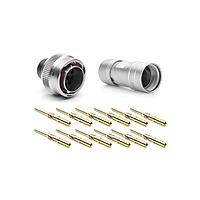 Amphenol SINE Systems RT061412PNH03SS-K ຊຸດຕິດຕໍ່ Connector Kits Plug Kit, Pin, ມີຢາປິດຊິໂລຄອນ IP69k