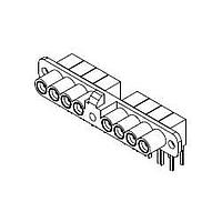 Molex 73358-0760 ຕູ້ເຊື່ອມ PCB SSMCX GANGED,R/A,PCB TH,GANG OF 8,75 OHM