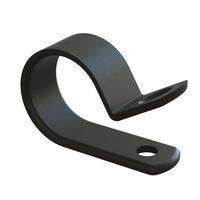 Essentra Components N-12B-BK ຕິດຕັ້ງສາຍແລະອຸປະກອນເສີມ Clamp, ນຸ້ມສອງ, ສີດຳ, ຢືນຢັນ 3/4 ນິ້ວ