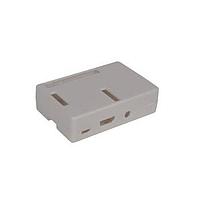 Bud Industries PS-11595-W ກ້ອງປົກກັນ Raspberry Pi ມີການຕັດເພີ່ມເຕີມ ສີຂາວ (1 X 2.4 X 3.6 ນິ້ວ)