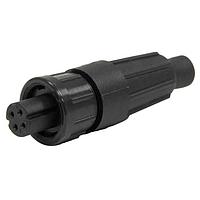 CONXALL 16880-4SG-521 ຕູ້ສະເລ່ຍມົນມົນມົນມົນມົນ Micro-Con-X ສິ້ນສາຍ, 4-ຂາ #22, ຜູ້ຍິງ, ການບັງຄັບ, ຈຳນວນຫຼາຍ