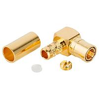 Amphenol RF 142206 ຕົວເຊື່ອມ SMB ປຸ່ມມຸມຂວາ 58 ທອງ