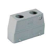 HARTING 19300160465 ຕູ້ປະກອບພະລັງງານຫນັກ 16B Hood Top Entry, Double Lever, High Construction, 2xM20