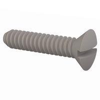 Essentra Components 330440A050 ສະກຣູຫຼັກຊອງມີລູກສອງ 82 Slotted CSK Screw, #4-40 Thread, 1/2 Lg