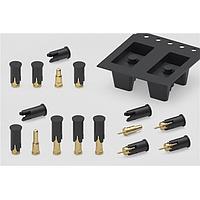 Mill-Max 806-22-001-10-004191 ປຸ່ມສະຫນອງດ້ວຍລົດດຽວຜ່ານຮູ SpringPin ຝາຖືກຖອດ H.197