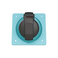 Amphenol Tuchel 2CMA193235R1000 ຕົວເຊື່ອມຕໍ່ 3P+N+E ປັນເນວຕິດຕູ້ຜັງ. ແທນທີ່ສ່ວນ# 416RAU6