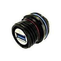 Amphenol Socapex USB3FTV7SAGF459 ຕົວເຊື່ອມ USB Type A SZ 15 Jam Nut Rcpt USB OD Cad