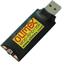 Olimex Ltd. MOD-RFID1356 ຊຸດພັດທະນາ USB RFID READER ສຳລັບ TAGS 13.56MHz
