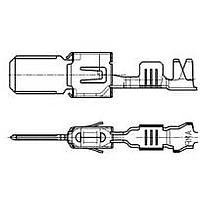AMP Connectors - TE Connectivity 1-963744-1 ຕິດຕໍ່ລົດຍົນ TAB CONTACT 5,08X0,8