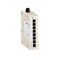 SCHNEIDER TCSESU103F2CU0 ອຸປະກອນສະຫນັບສະຫນູນ Ethernet ບໍ່ມີການຈັດການ CONNEXIUM UNMANAGED SWITCH - 8TX/2FX- MM