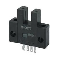 Omron Automation and Safety EE-SX670-WR 1M ສະຫນັບສະຫນູນແບບແສງ, ອອກພວງສະຫນອງ Phototransistor 5mm SLOT STD L/D-O NPN 1MC