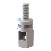 Essentra Components CBS-TFM-12-01 ການສະຫນັບສະຫນູນສກຣູ CB Spt,Thrd Fem/ML, ທຳມະຊາດ, 3/4 ນິ້ວ Spc