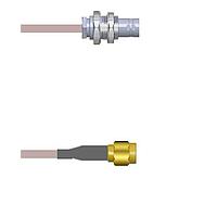 Amphenol Custom Cable Q-0703C000R018i ສາຍສະບັບ RF BNC-SJB/SMA-SP G316D 18I
