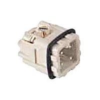 Molex / GWconnect 93601-0126 ຕໍ່ພວມພະລັງງານຫນັກ SA 3/4 3P ຜູ້ຊາຍ ສີດຳ 7203.6101.1