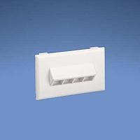 Panduit NK4HSRFIG ກອງປົກຄຸມໄຟຟ້າ NK Snap-on HORZ Sloped Facepla