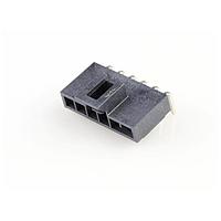 Molex 105313-1606 ຮອງສົງເຄື່ອງມື Headers & Wire Housings NANOFIT HDR RA SGL 6CKT 30AU BLK
