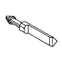 AMP Connectors - TE Connectivity 206545-1 ຕົວເຊື່ອມມິລລິຕາຣີຮູບສີ່ແກ້ວ ZRO ENTRY KEYING PLG