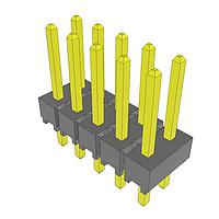 Samtec HTSW-105-24-G-D ພິນເຮດເດີຮອງຮ້ອນສູງ ສະແຕຣິບພິນເຮດເດີ PCB