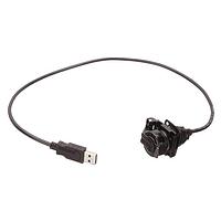 Amphenol Socapex USBAPSCC2205A ສາຍຕໍ່ USB 2.0 Recept Cordset 0.5M Square Flange