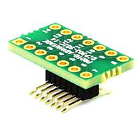 Chip Quik DIP300-SOIC-14W ອາເດັດເຕີ DIP Sockets DIP-14 (ຄວາມກວ້າງ 0.3", ຊ່ອງຫຼີ້ນ 0.1") ເປັນ SOIC-14 Wide (ຊ່ອງຫຼີ້ນ 1.27mm, ຂະໜາດຕົວ 300 mil)