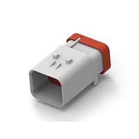DEUTSCH - TE Connectivity 2320917-1 ກອງປົກ AS16 HT, ຝາ, 8P, ການປິດຢ່າງມາດຕະຖານ, ລະຫັດ A