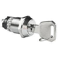 NKK Switches CKL12AFW01-002 ສະຫນັບສະຫນູນ Keylock SPDT Solder Lug 3A @ 250VAC