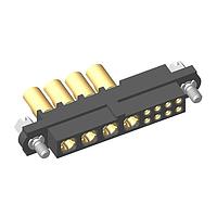 Harwin M80-4C10805F1-04-PF5-00-000 ຕົວເຊື່ອມ 8+4 ຕໍ່ຕົວຍິງ 24-28AWG+10AWG ຊຸດຕົວເຊື່ອມສາຍ, ນັ່ກສອງດ້ວຍກະແຈ