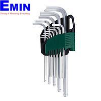 SATA 09106 12PC. ກໍານົດຈຸດບານແຂນຍາວ (SAE,1/16-3/8 inch)