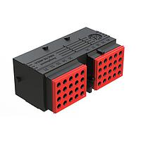 Amphenol SINE Systems ARC18-40SA-P013 ຫົວຂໍ້ 40 ຕຳແໜ່ງ, ປລັກ, ຕິດຕໍ່ປະຕູ, ຂະໜາດ 16, ນັ່ກສອດດ້ານໜ້າ, ປິດດ້ານໜ້າຢ່າງຫນັກແນ່, ກະແຈ A