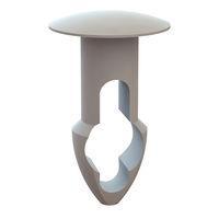 Essentra Components 27KY2500406 ກະແຈຮິວັດຮູບຮອບປະຕູ, ຮູບຮອບ .250, ຄວາມຫນາແຜ່ນ .406