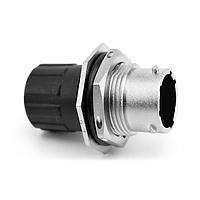 Amphenol SINE Systems RT071619PNHECR ຕົວເຊື່ອມຕໍ່ Receptacle, Jam Nut, 19 ຕຳແໜ່ງ, ຜູ້ຊາຍ, ຂະໜາດ Shell 16, ແລະ End Cap ມີການປິດສາຍສະເລັດລະດັບບຸກຄົນ, ຂະໜາດ 14 - 24AWG