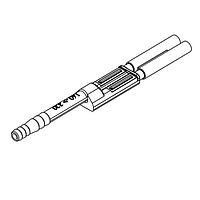 Anderson Power Products E320-21 ອຸປະກອນເສີມ DIN TWIN AIR TUBE FEMALE