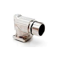 Amphenol SINE Systems MA7RAP1202 ມຸມຂວາ, ສາມາດຫຼຽນໄດ້ 12POS RCPTCL 90 ROT LG FLANGE 28.0X28.0