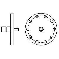 AMP Connectors - TE Connectivity 1077133-1 ຕົວເຊື່ອມ SCD 5166 5004 09 SMB