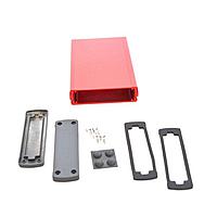 Bud Industries EXN-23355-RD ກະບອງປະກອບ PCB ອະລູມິເນຍອອກແບບດຽວ ສີແດງ (1.4 X 4.5 X 6.7 ນິດ)