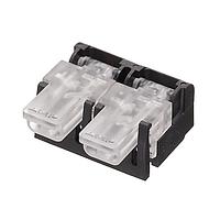 AMP Connectors - TE Connectivity 1339376-1 ປະຕູຮັບ 2 ຄູ່ ຕົວເຊື່ອມພິວດເຄລຍ