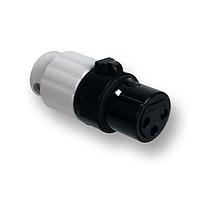 Switchcraft AAA3FBYYLP ຕົວເຊື່ອມ AAA Low Profile 3pin FML ສີດຳ ມີສີເຫຼືອງ