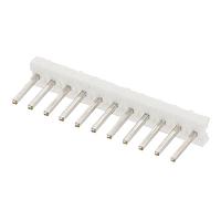 AMP Connectors - TE Connectivity 1-640383-1 ຊຸດຕັດຖັດຖີ່ບັດ 11P HDR ASSY STR SQ SN