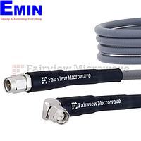 Fairview FMC0204914 Test SMA Male to RA SMA Male Cable FM160FLEX Coax and RoHS Compliant