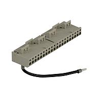 SCHNEIDER ABE7BV20 ບລັອກຂໍ້ຕໍ່ຄົງທີ່ 20 TERM-STD 5-PACK SNAP-ON TERM BLOCK