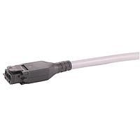 HARTING 33400300202030 Overmolded Cables Han 1A Overmolded 3+PE latch locking, female to ສາຍປາຍເປົ່າ - PVC 3m