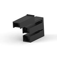 AMP Connectors - TE Connectivity 360010-4 ກອງຫົວຂໍ້ມູນແລະກອງສາຍສົ່ງ 187 FASTON HSG.,REC.,3 POS,ສີດຳ