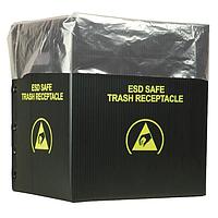 Protektive Pak 37822 ຜະລິດຕະພັນຄວບຄຸມປ້ອງກັນສະຕາຕິກ TRASH RECEPTACLE LINER, ຂະໜາດນ້ອຍ, 26'' x 26'', 2MIL, ສີບົງ, 50 PK