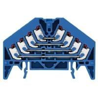 Weidmuller 1267900000 ບລັອກຕິມເນີລບຣິວີລສ໌ບຣິວີລສ໌ DIN Rail PRV 4 BL 35X7.5 RT