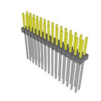 Samtec HTSW-115-30-L-D ພິນເຮດເດີຮສູງອຸນຫະພູມສາມາດທຳງານໄດ້ບົດບັນທຸກ PCB, 0.100" pitch