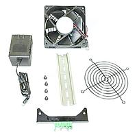 Orion Fans OD8038-12LB ພັງລົມ DC Axial, 80x80x38mm, 12VDC, 38CFM, 0.14A, 32dBA, Ball, 2xWire ແດງ (+) ດຳ (-)