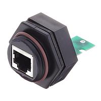 Molex 1300550016 ປະຕູກ່ອງສົດ Circular RJ45 RCPT ENET SOLDER PCB