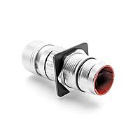 Amphenol SINE Systems MB3TNN0600-S1 ຕົວເຊື່ອມຕໍ່ມິຕຣິກຮູບວົງ M23 B-Series 6 ຕໍ່ຕຳແໜ່ງ ກະດານພານເວີລິກກັບການປ້ອງກັນການດຶງ