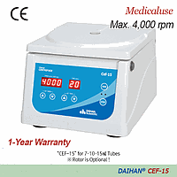 DaiHan DH.Cef15.R2 ໂຣເຕີ, ເມັດມຸມ, PP, 4000rpm, 10ml x 12ຮູ, R2-15